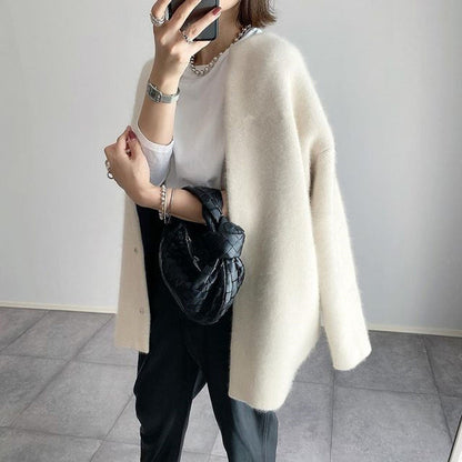 Ariadna | Elegant knitted cashmere jacket