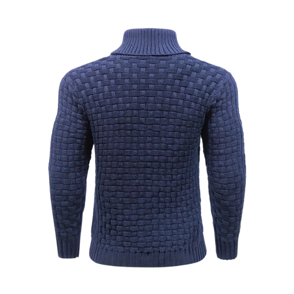 Demetrio | Sweater with button at the back of the neck