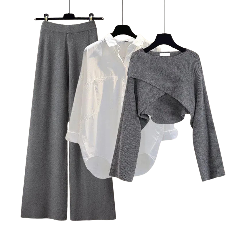 Ana Isabel | Comfortable and soft three-piece set with long sleeves