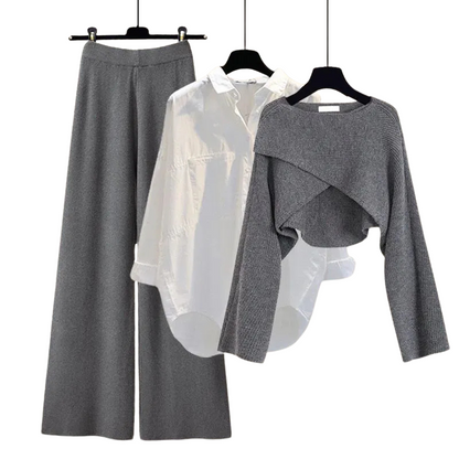 Ana Isabel | Comfortable and soft three-piece set with long sleeves