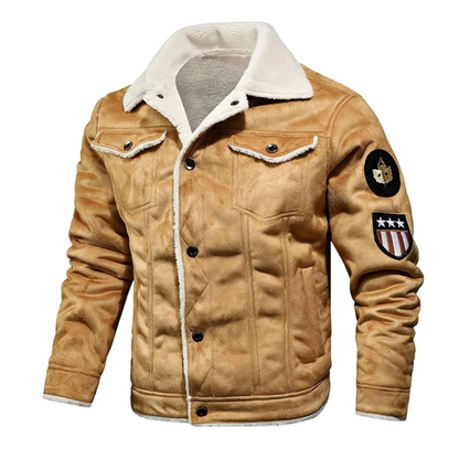 Rafael | Warm leather coat