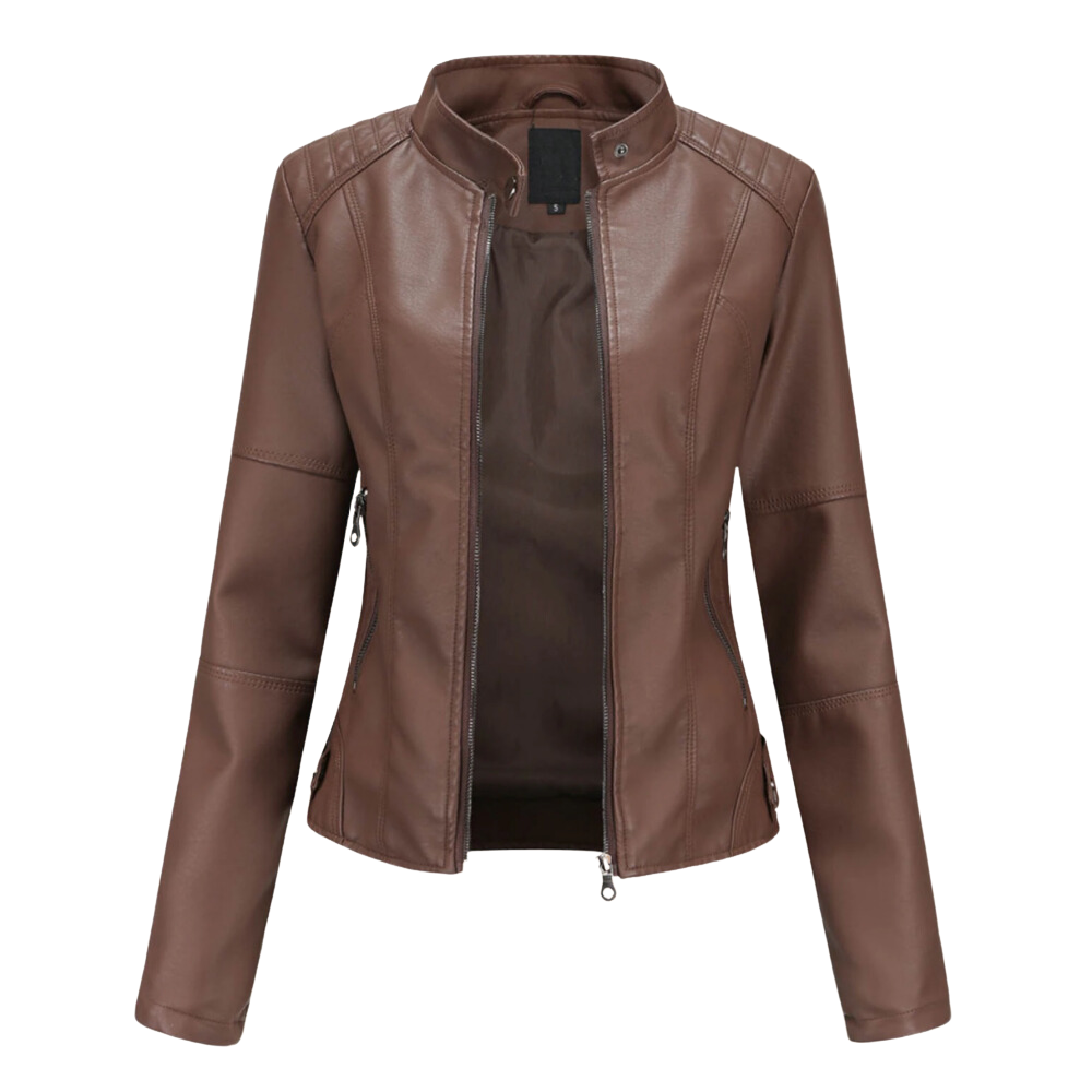 Violeta | Elegant leather jacket for women