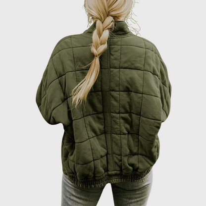 Josiane | Quilted jacket with an elegant oversized look
