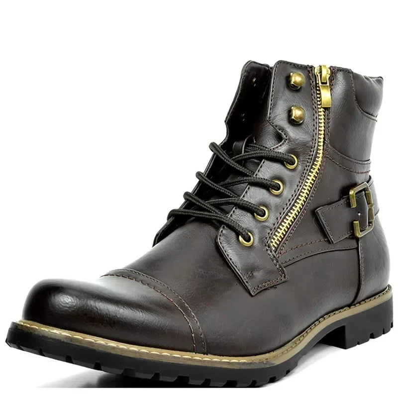 Antonio | Leather lace-up boots