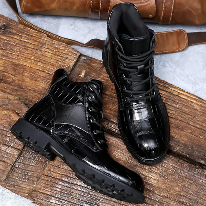 Marceau | Premium textured ankle boots