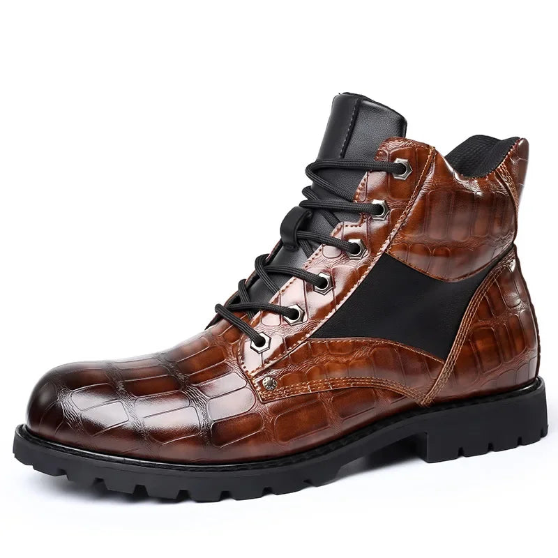 Marceau | Premium textured ankle boots