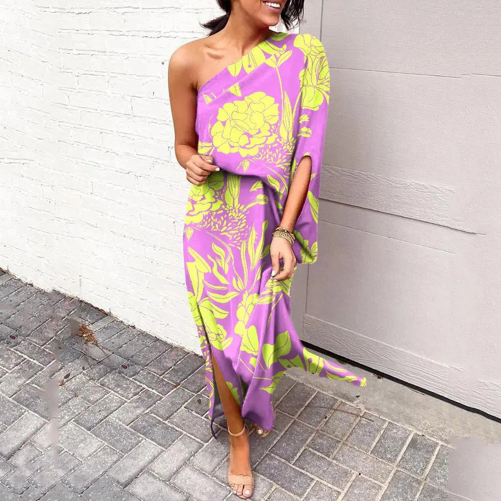 Candice | Elegant one-shoulder dress