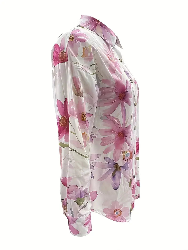 Emiliana | Elegant floral blouse