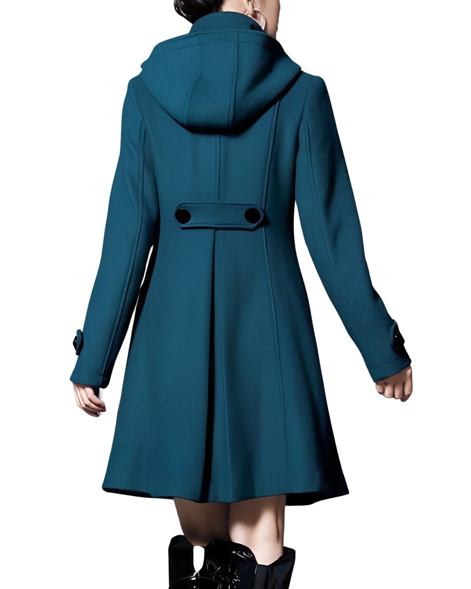 Julieta | Dress with hood and scarf