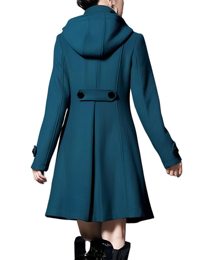 Julieta | Dress with hood and scarf