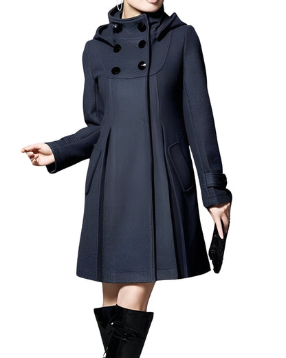 Julieta | Dress with hood and scarf