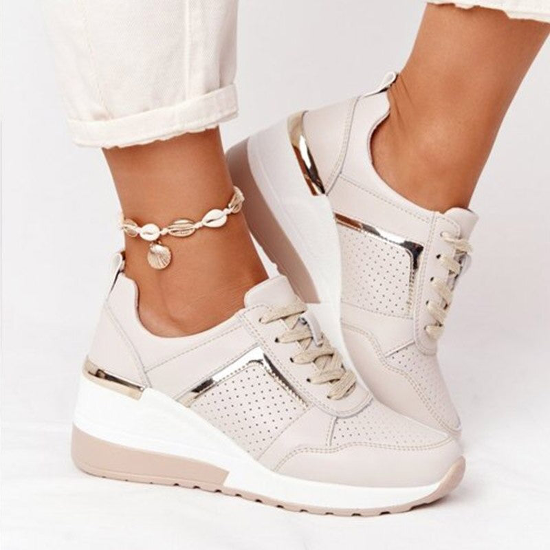 Lorelei | Luxury jute heeled sneakers