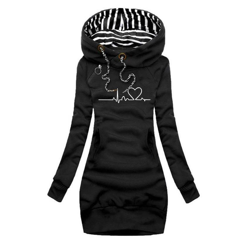 Karina | Heartbeat Printed Knit Dress