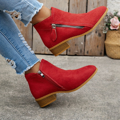 Amélia | Elegant ankle boots with side closure