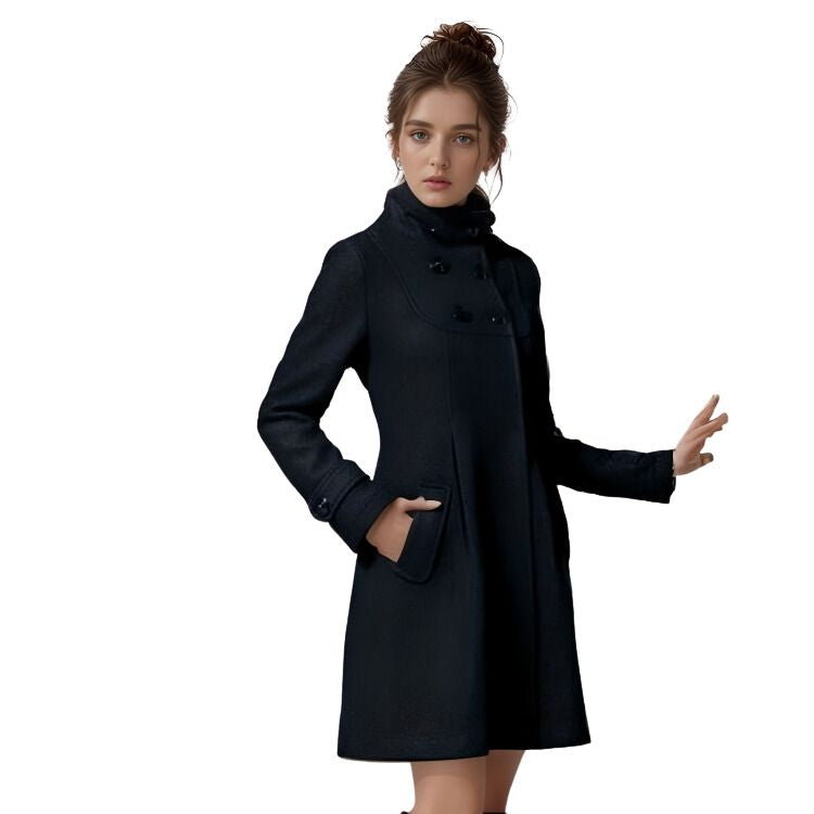 Julieta | Dress with hood and scarf
