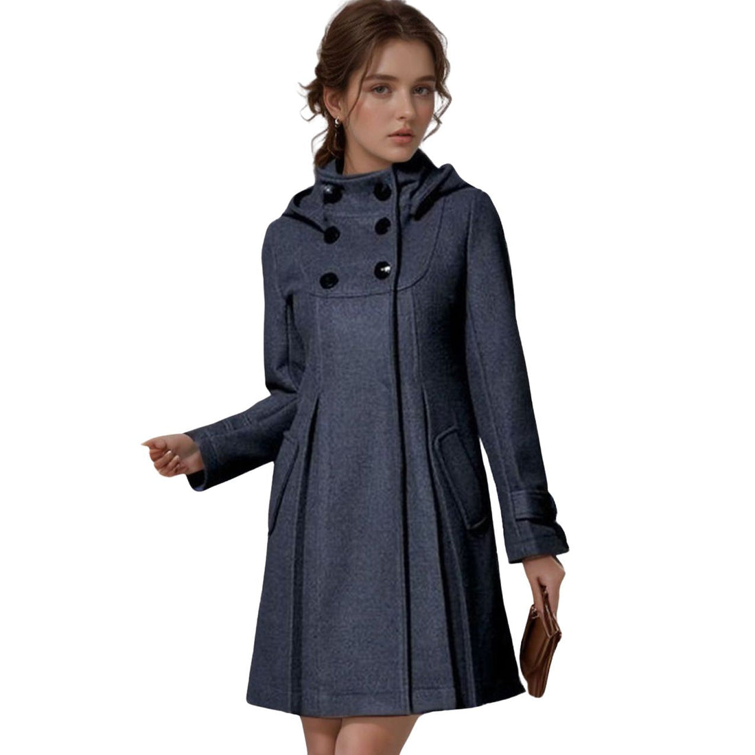 Julieta | Dress with hood and scarf