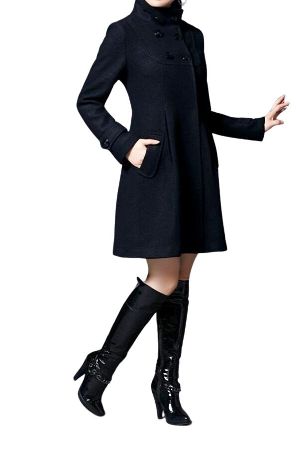 Julieta | Dress with hood and scarf