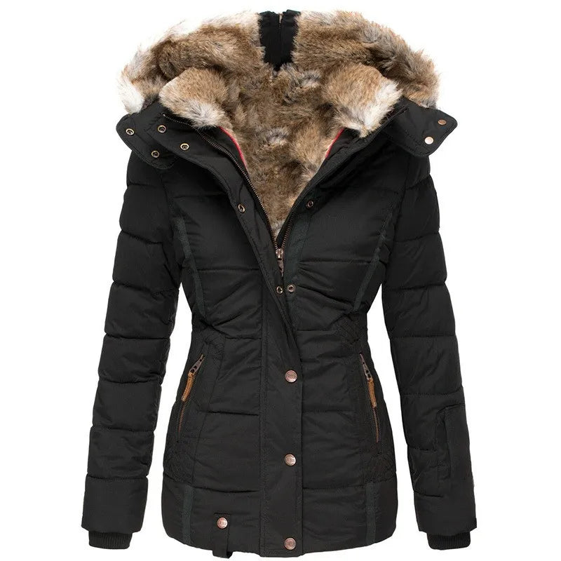 Marisol | Warm winter coat with fur lining