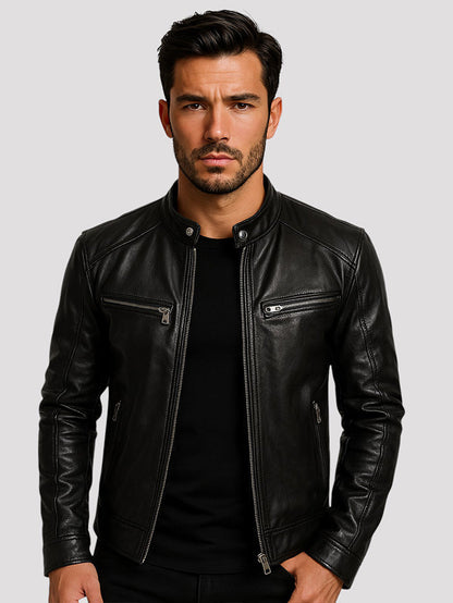 Lazare | Timeless leather jacket for men with style and character
