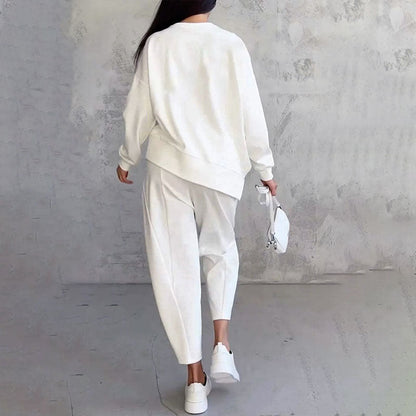 Alba | Loose-fitting long-sleeved two-piece set