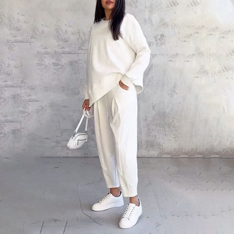 Alba | Loose-fitting long-sleeved two-piece set