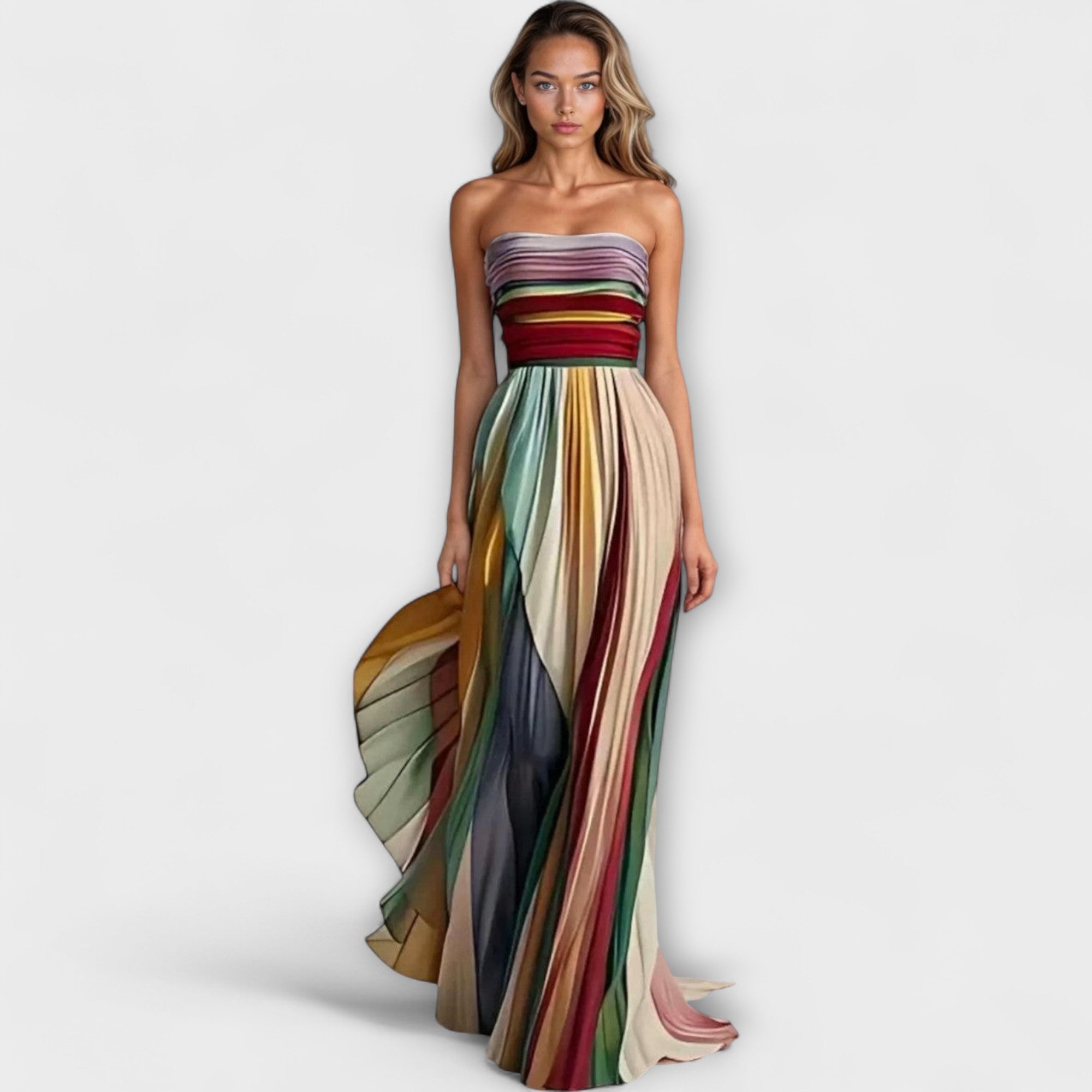 Flora | Colorful sleeveless dress