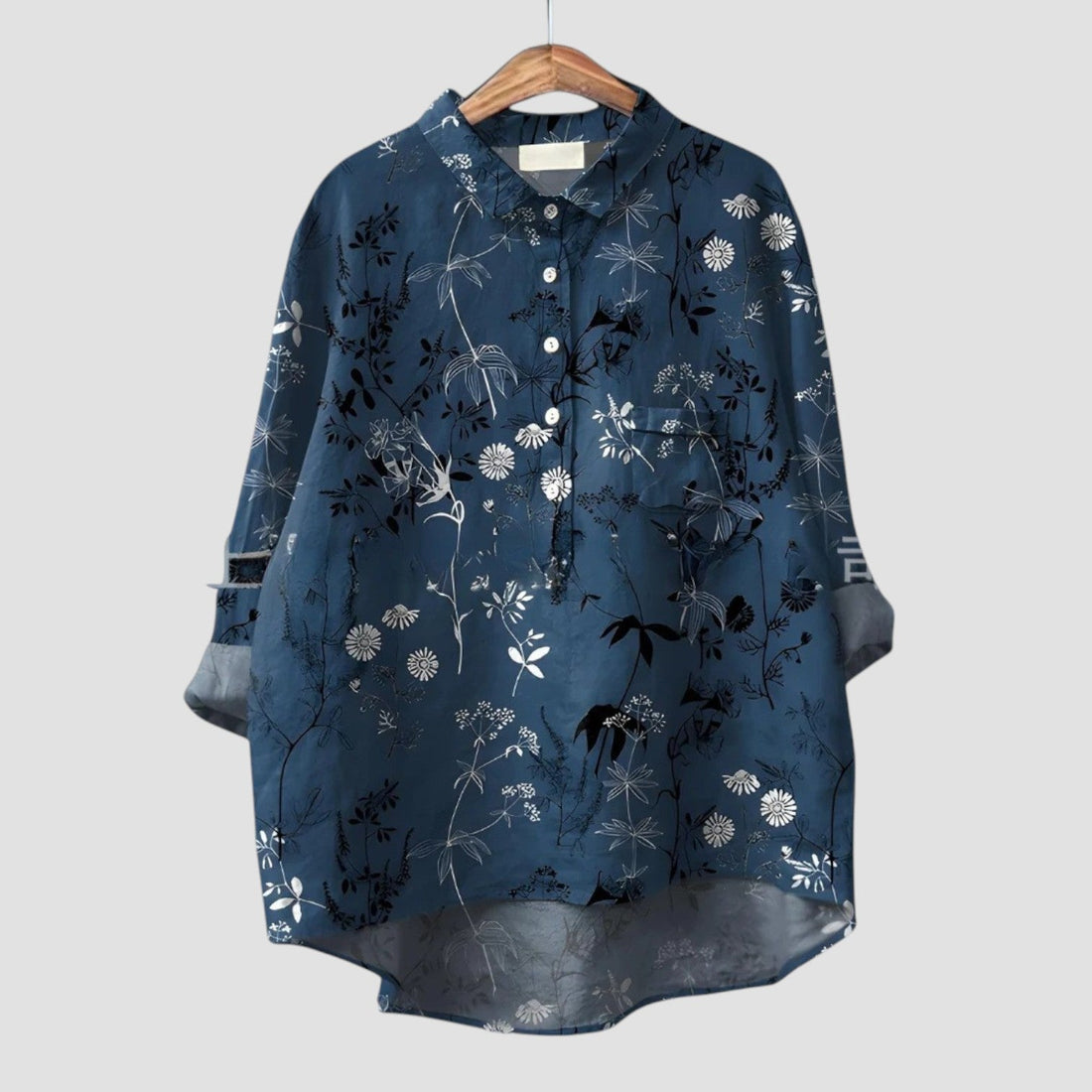 Tiziana | Flowing shirt with floral print