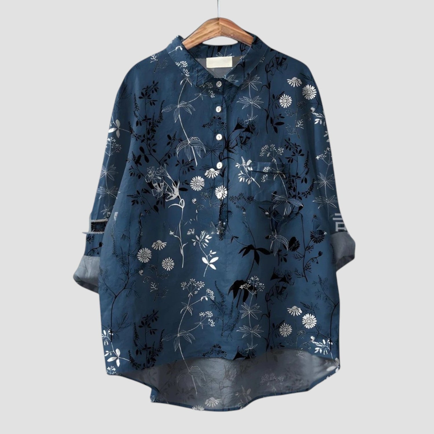 Tiziana | Flowing shirt with floral print